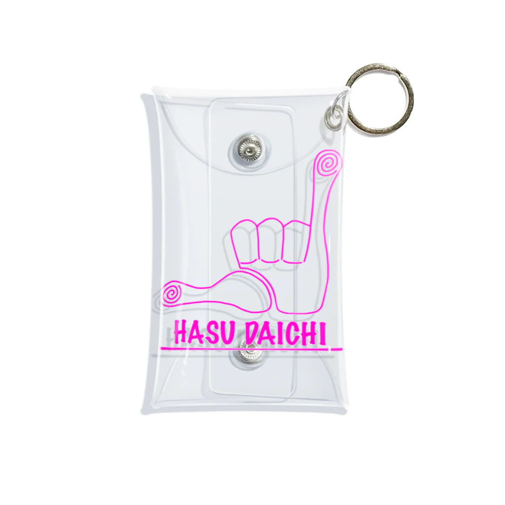 hasudaichiのhasudaichi H&S Pink Mini Clear Multipurpose Case