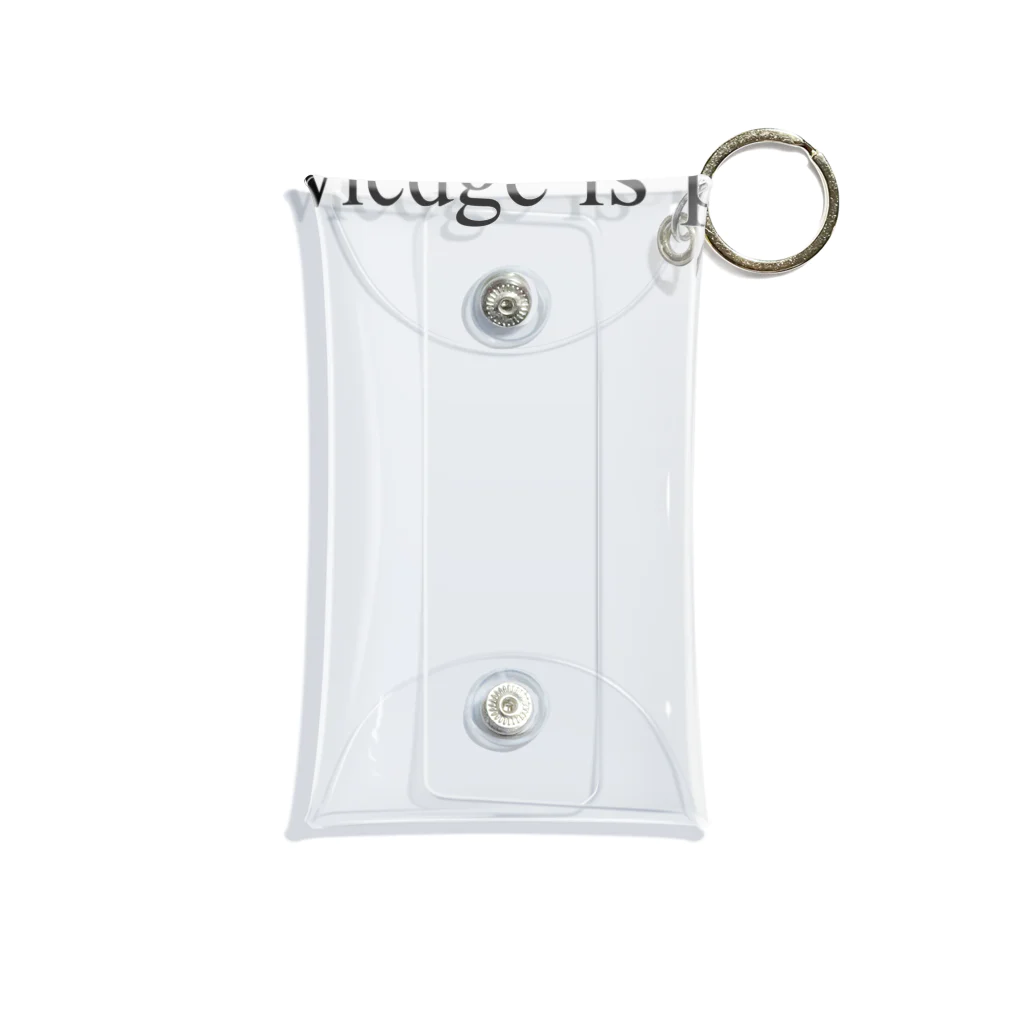 xxIPPOxxの"Knowledge is power" Mini Clear Multipurpose Case