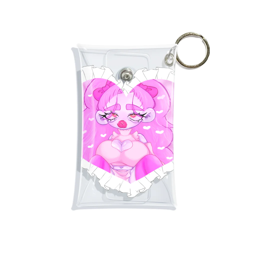 PUPi🖤の「SAH_Pink-Girl♡」 Mini Clear Multipurpose Case