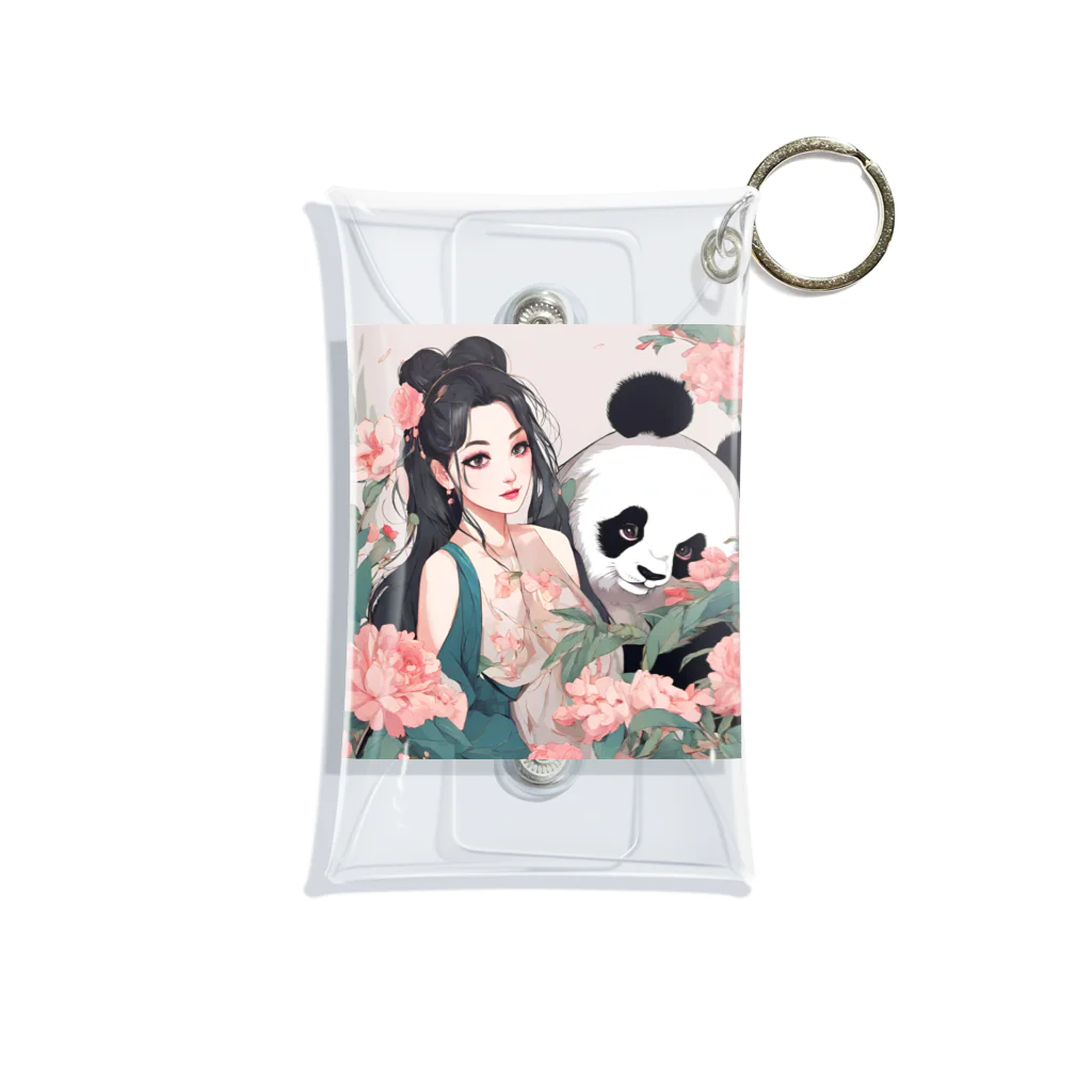 アニマルズの美女とパンダ Mini Clear Multipurpose Case