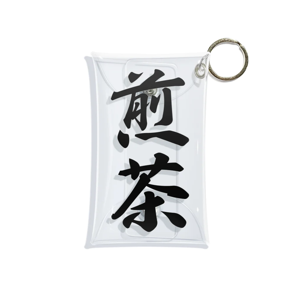 着る文字屋の煎茶 Mini Clear Multipurpose Case