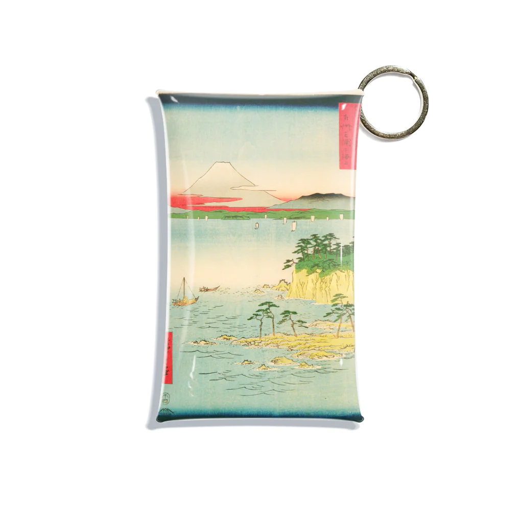 浮世絵屋の広重「冨二三十六景⑰　相州三浦之海上 」歌川広重の浮世絵 Mini Clear Multipurpose Case