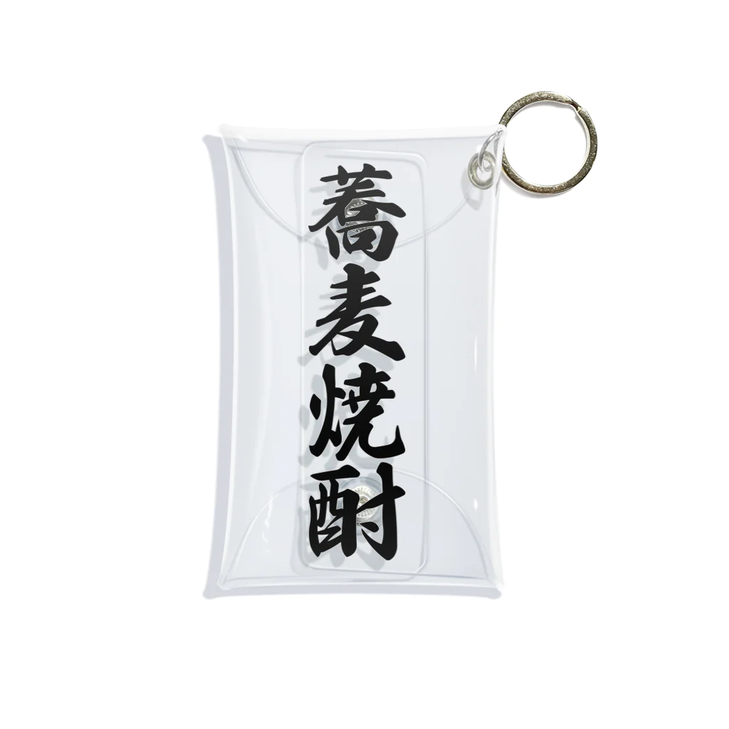 着る文字屋の蕎麦焼酎 Mini Clear Multipurpose Case