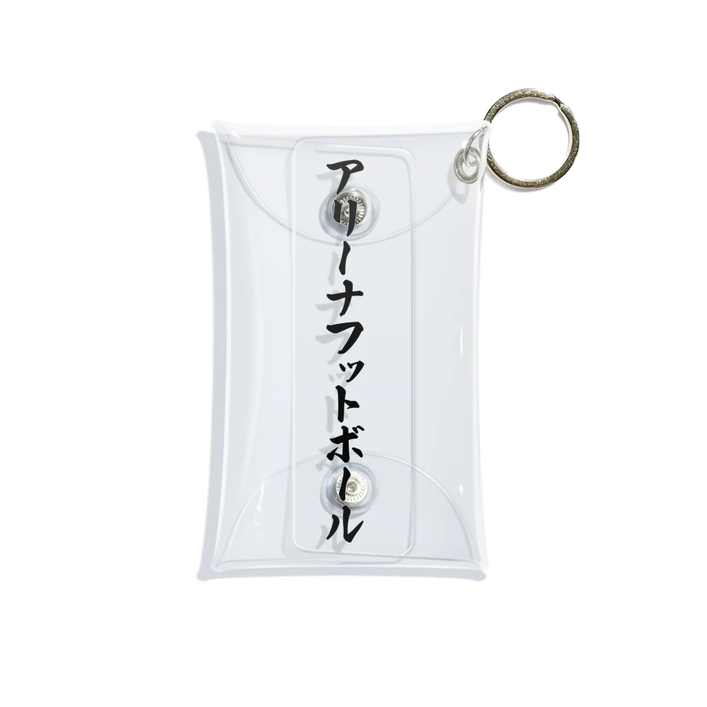 着る文字屋のアリーナフットボール Mini Clear Multipurpose Case