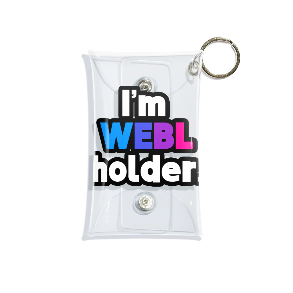 ゆでがえる(非正規こどおじでも底辺セミリタイアできますか?)のI'm WEBL holder. Mini Clear Multipurpose Case