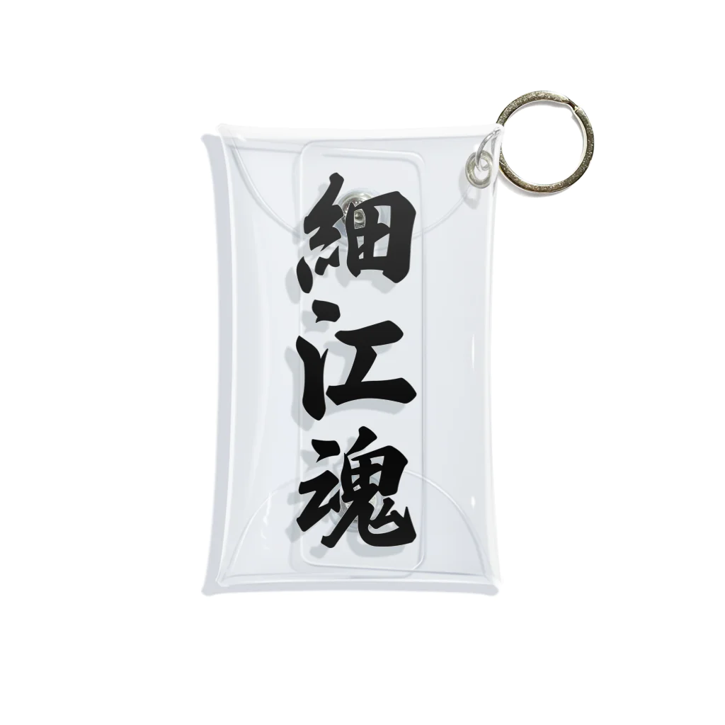 着る文字屋の細江魂 （地元魂） Mini Clear Multipurpose Case