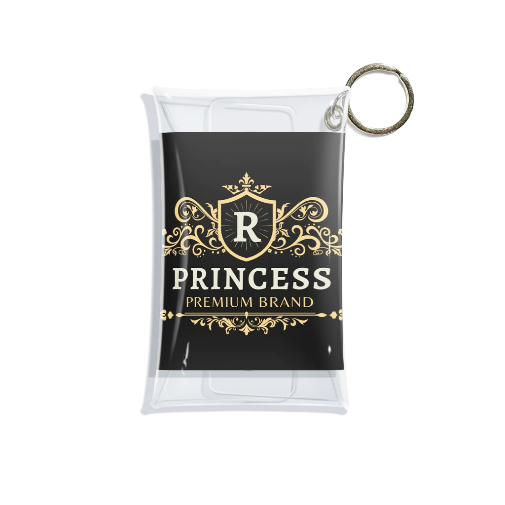 ROYAL Princessのゴージャスロゴブランド Mini Clear Multipurpose Case