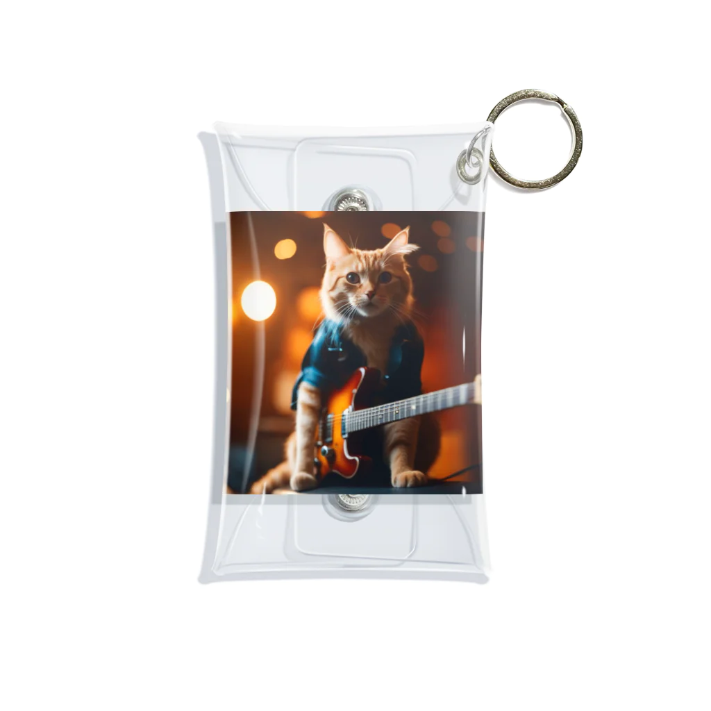 kawaii_catのKawaii Rock Cat Mini Clear Multipurpose Case