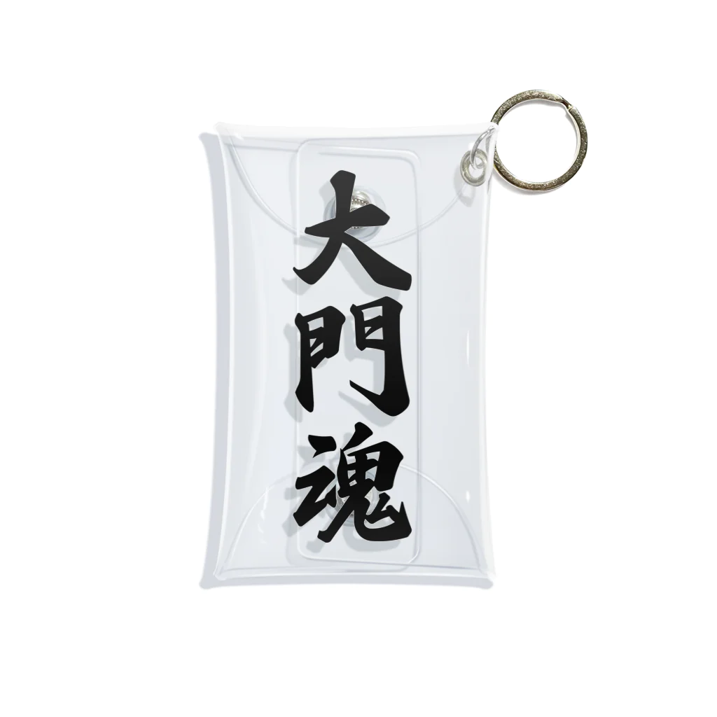 着る文字屋の大門魂 （地元魂） Mini Clear Multipurpose Case