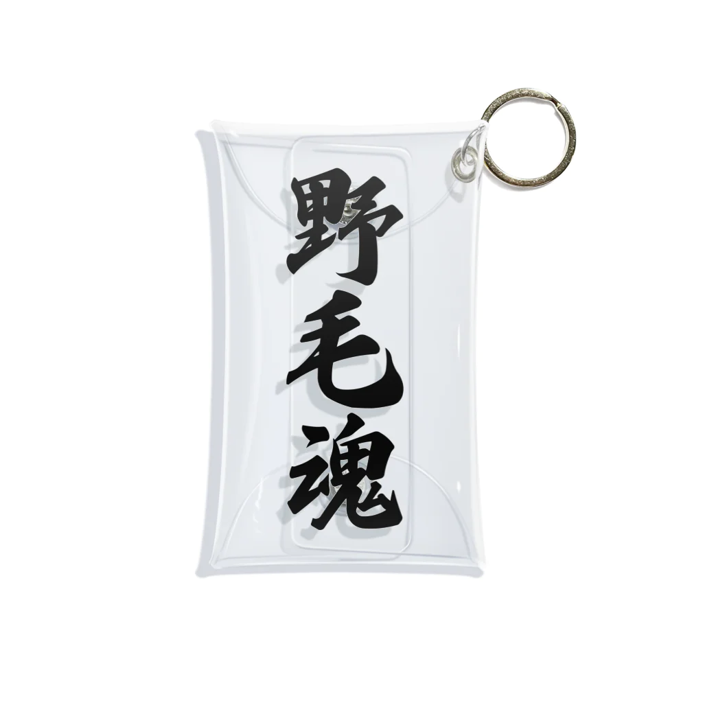 着る文字屋の野毛魂 （地元魂） Mini Clear Multipurpose Case