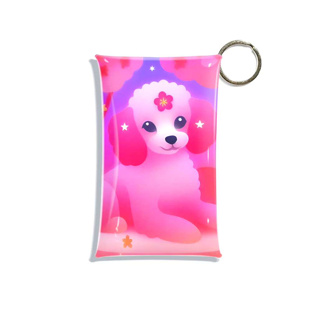 ふぇありぃているのお花見犬 Mini Clear Multipurpose Case