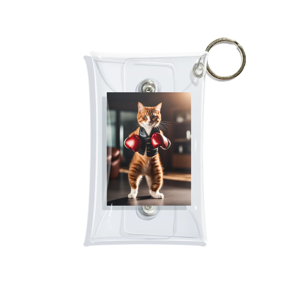 GoldCatの猫ボクサー Mini Clear Multipurpose Case