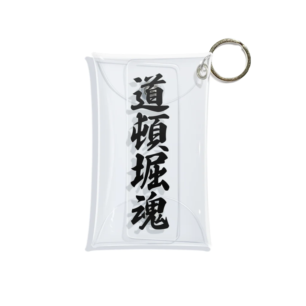 着る文字屋の道頓堀魂 （地元魂） Mini Clear Multipurpose Case