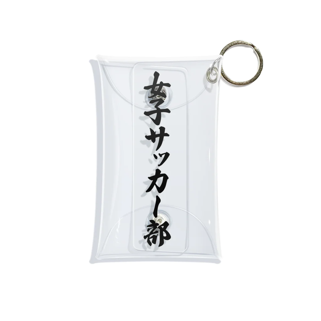 着る文字屋の女子サッカー部 Mini Clear Multipurpose Case