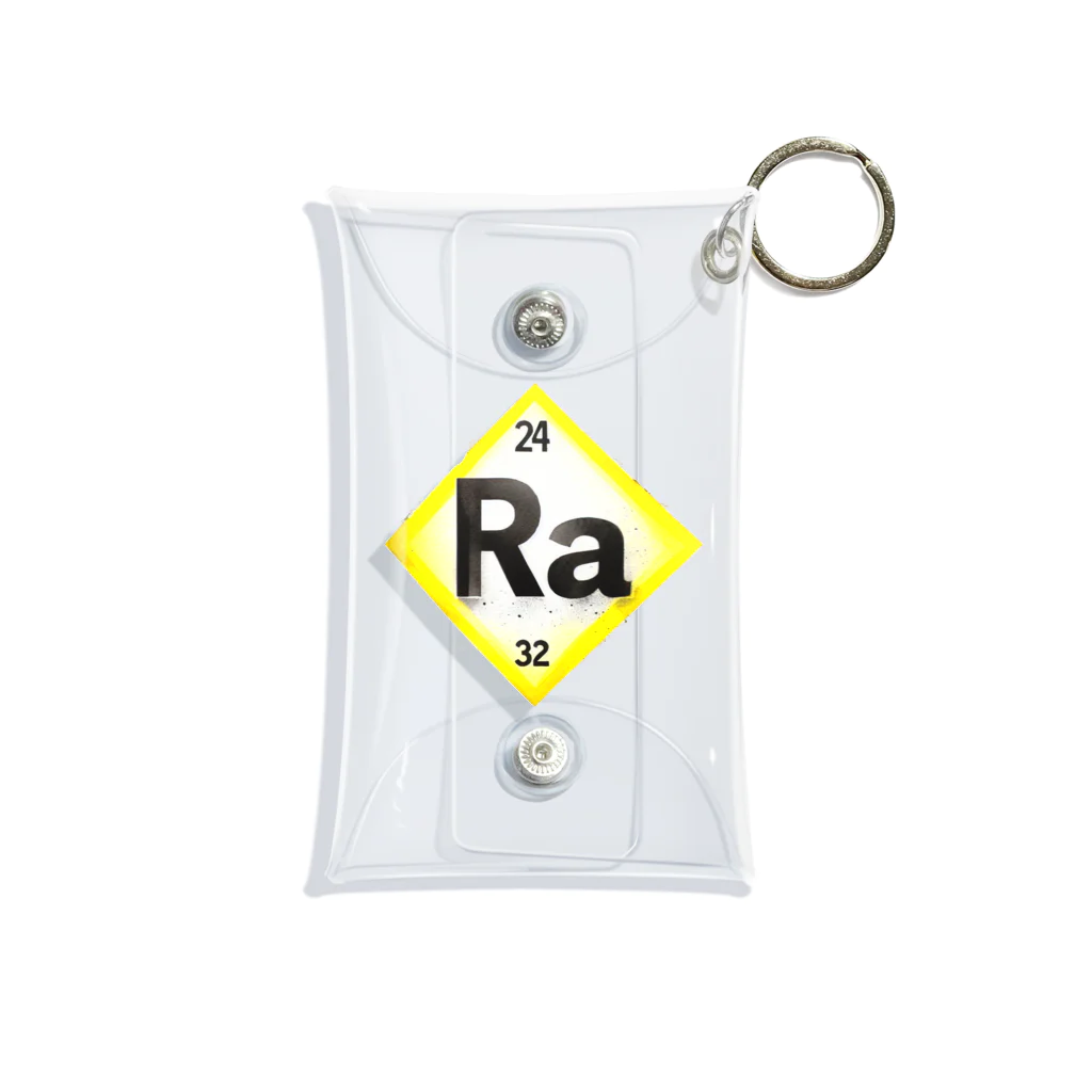 science closet（科学×ファッション）の元素シリーズ　~ラジウム Ra~ Mini Clear Multipurpose Case