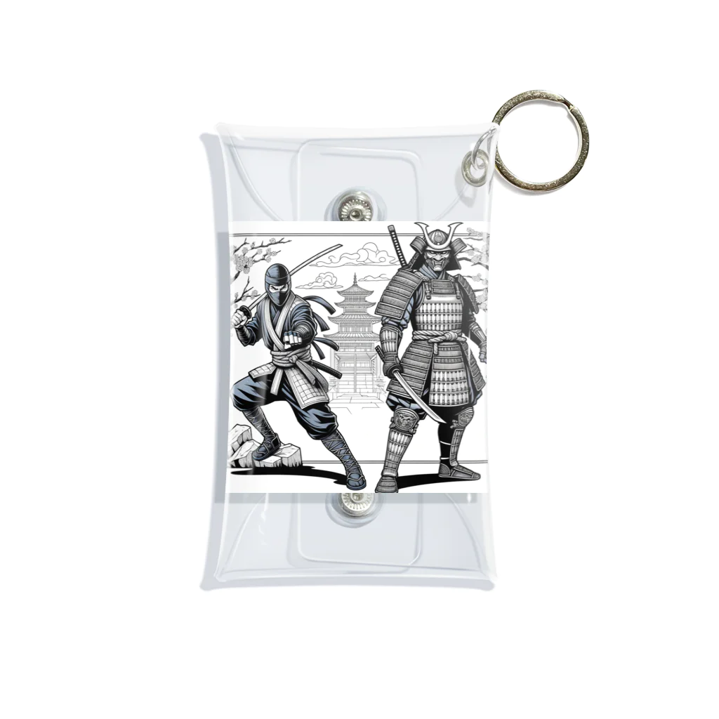 マイティのninja & samurai Mini Clear Multipurpose Case