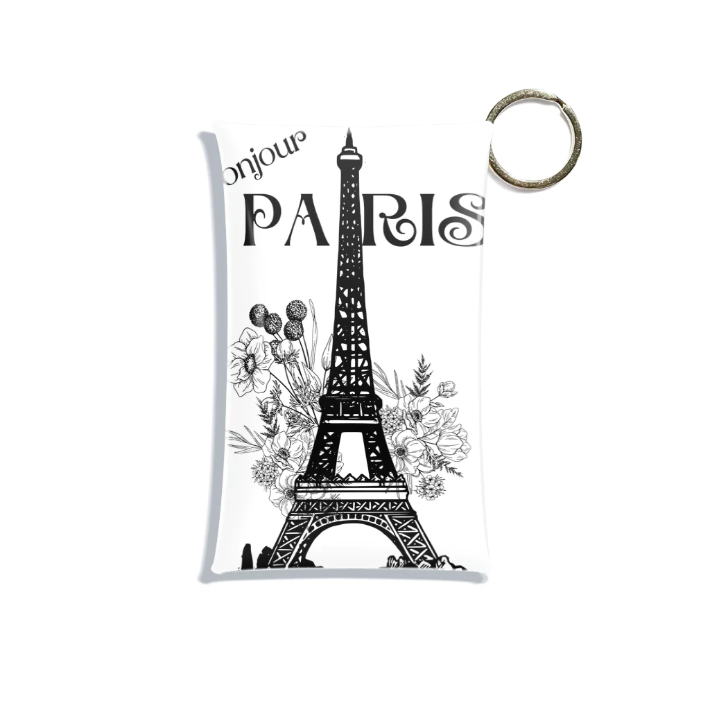 Mon cher amiのeiffel tower Mini Clear Multipurpose Case