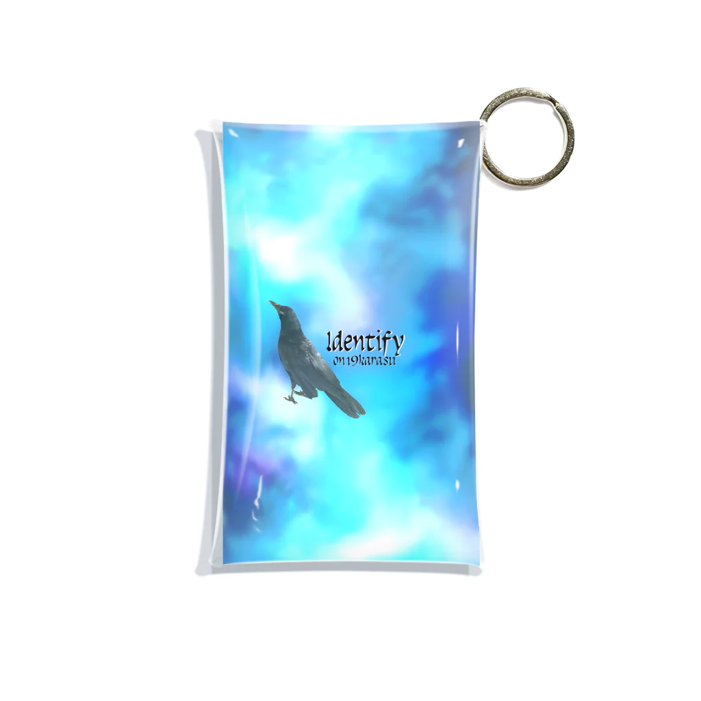 カラスのクッピのIdentify Crow☆カラスのタビ Mini Clear Multipurpose Case