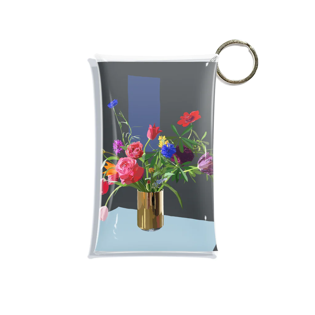 yukikopterの春の花　night Mini Clear Multipurpose Case