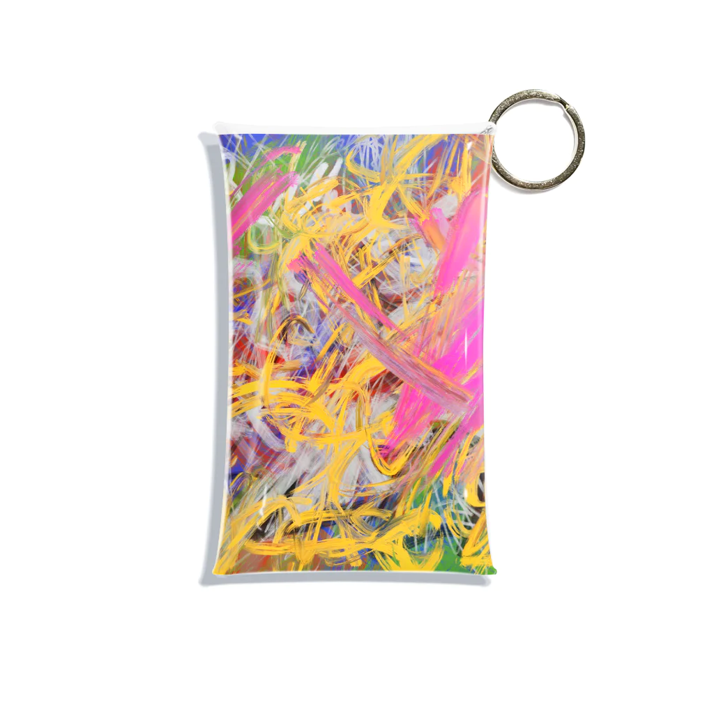 Shinya_Moritaのabstract Mini Clear Multipurpose Case