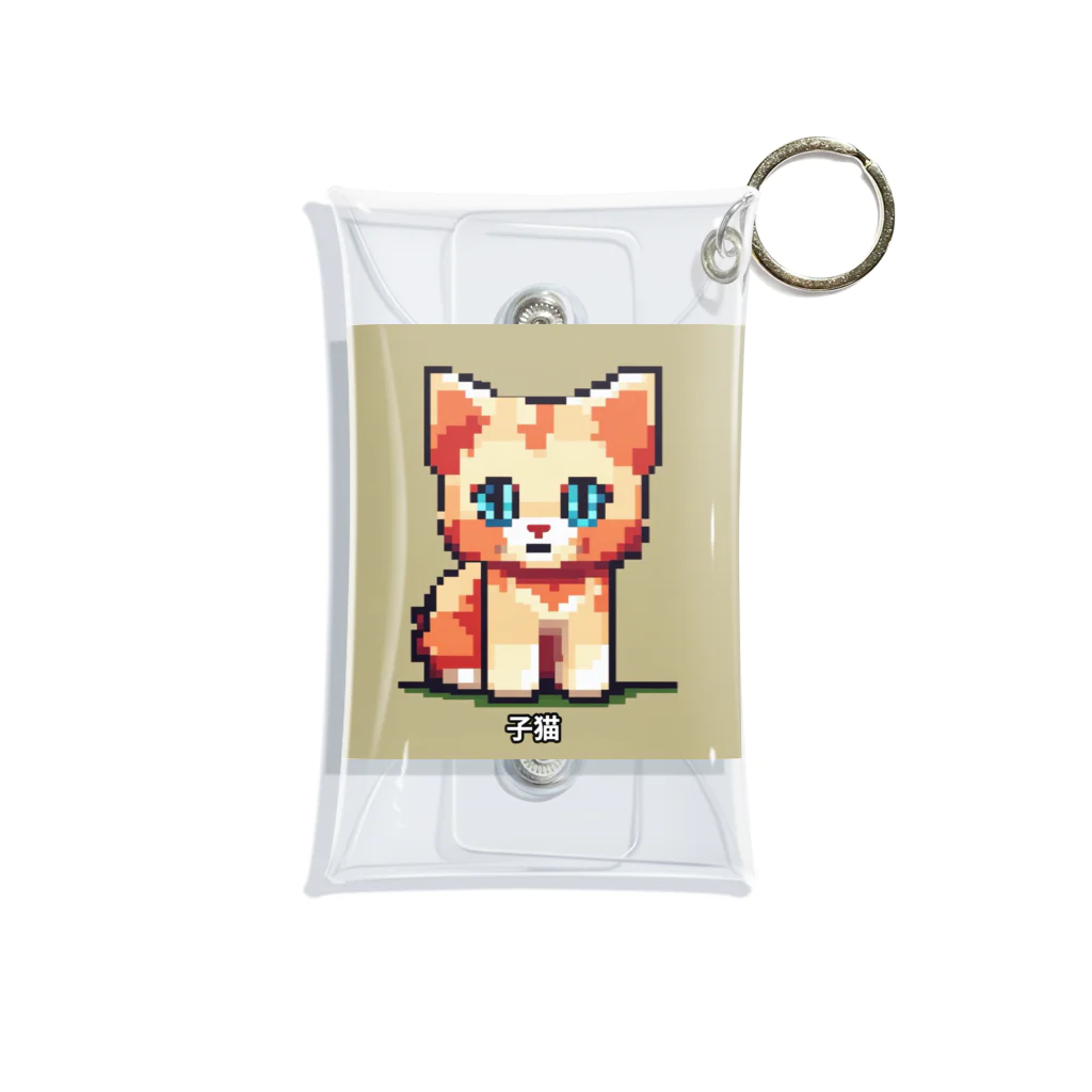 cute_coolのcute_cat Mini Clear Multipurpose Case