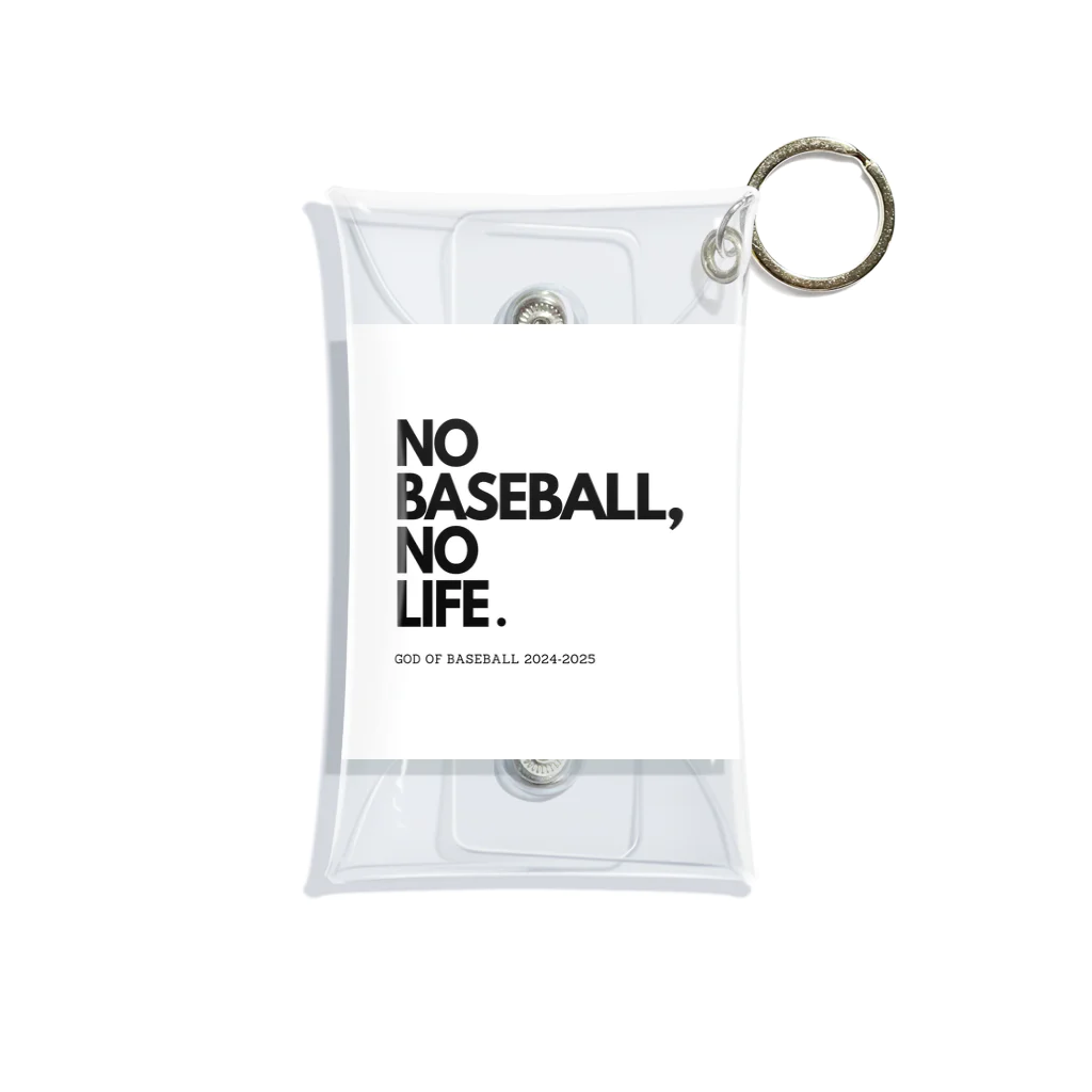 No Baseball , No Life.のNO BASEBALL , NO LIFE . ～ 野球の神様 ～ ミニクリアマルチケース