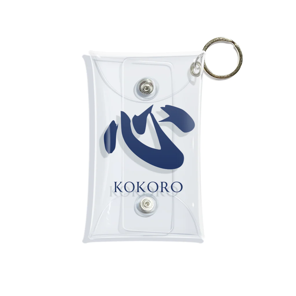 rcdesignの漢字「Kokoro」 Mini Clear Multipurpose Case