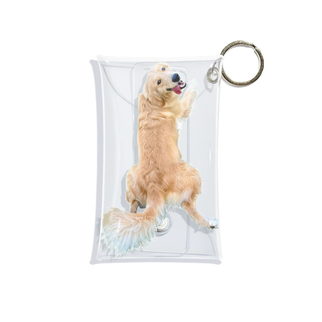 犬派のおみせのぺたんこ穂高くん Mini Clear Multipurpose Case