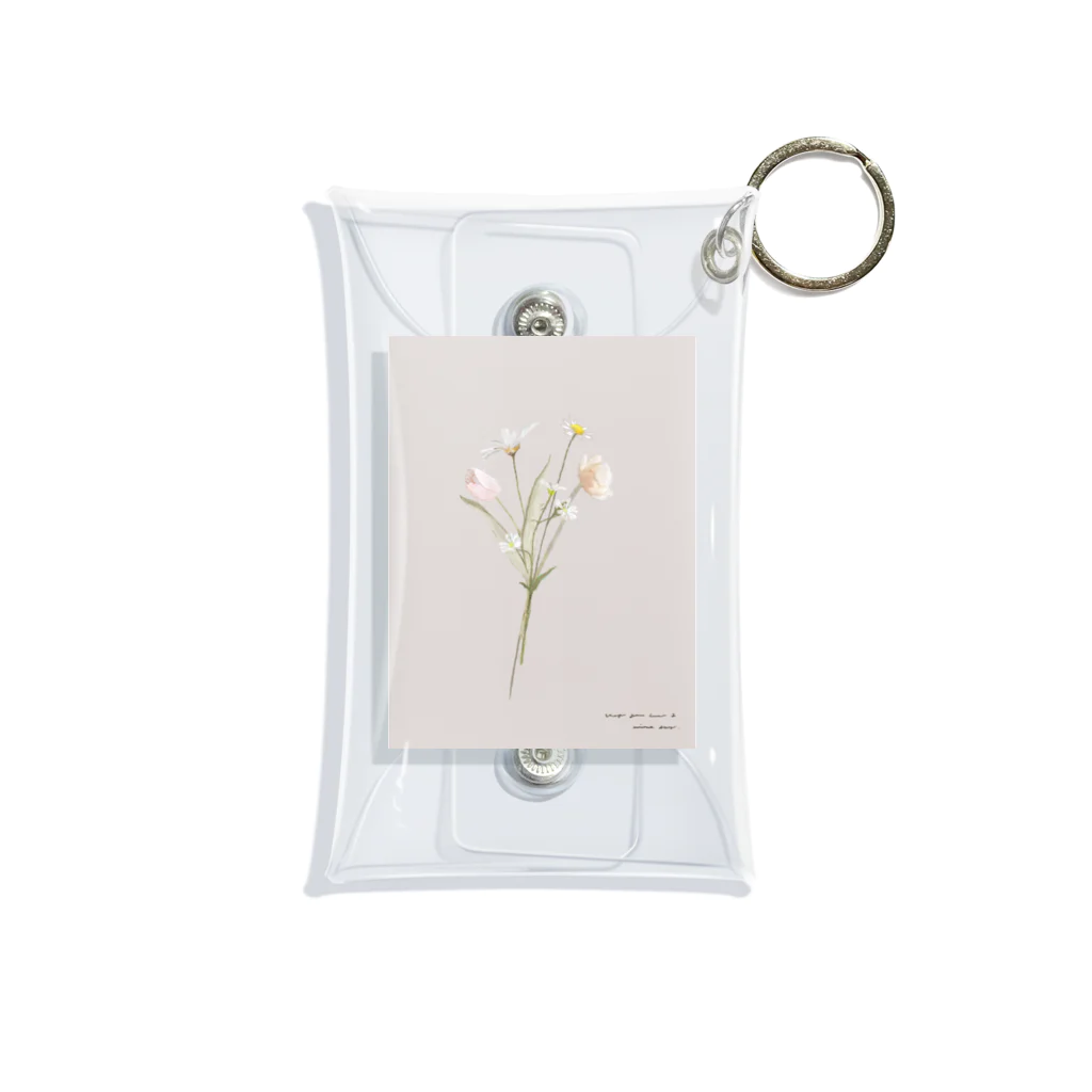 rilybiiの*Hanataba* Sakura milk tea . Mini Clear Multipurpose Case