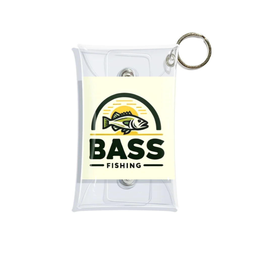 bassblocksのクラシカルバスロゴ Mini Clear Multipurpose Case