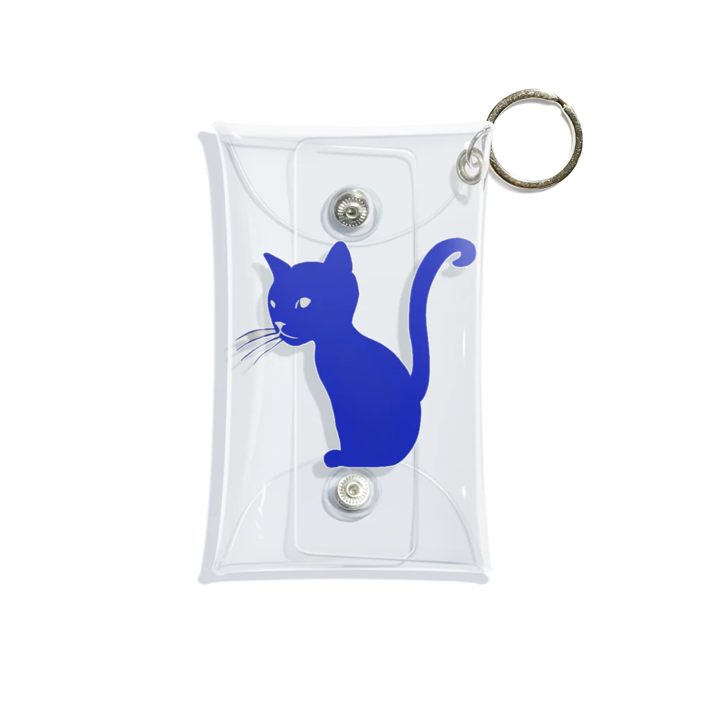 MEGROOVEのシルエットにゃん🐱 Mini Clear Multipurpose Case