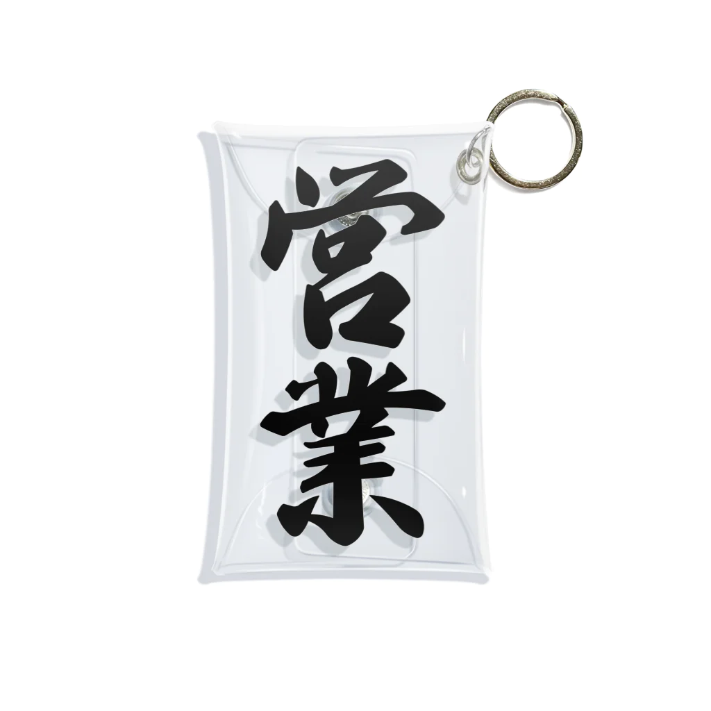 着る文字屋の営業 Mini Clear Multipurpose Case