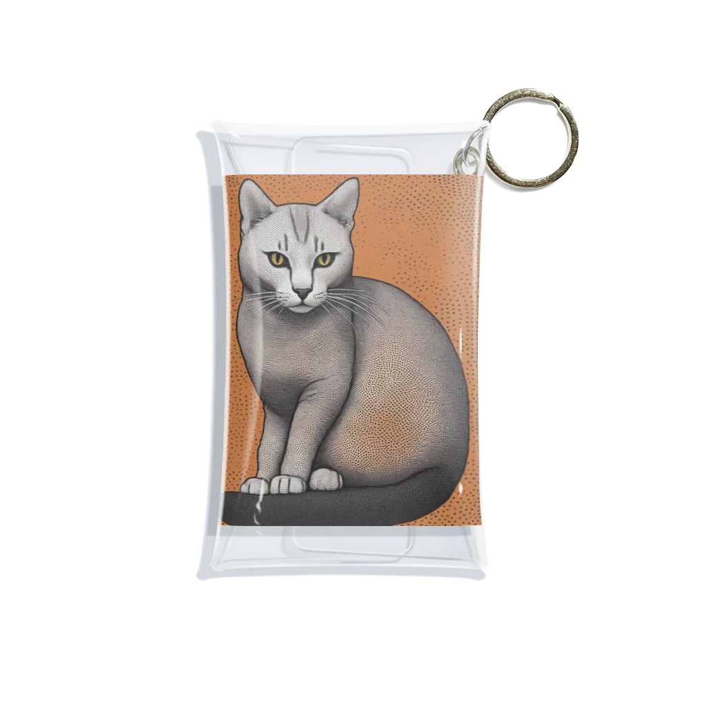 F2 Cat Design Shopのhairless cat 001 ミニクリアマルチケース