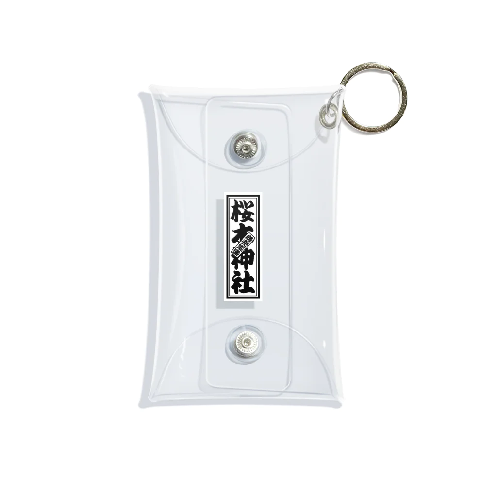 商売繁盛の桜木神社の桜木神社の推しグッズ Mini Clear Multipurpose Case