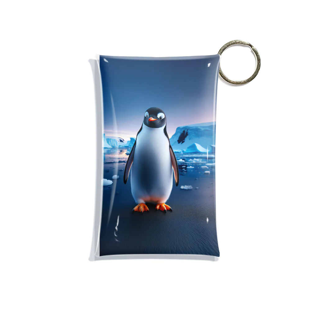 かんぱい工房の景色の良いペンギン Mini Clear Multipurpose Case
