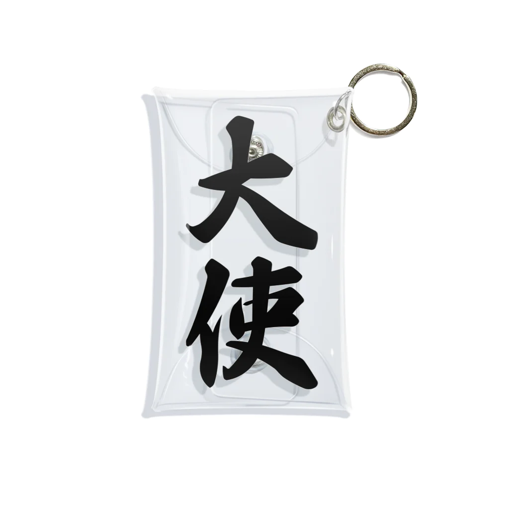 着る文字屋の大使 Mini Clear Multipurpose Case