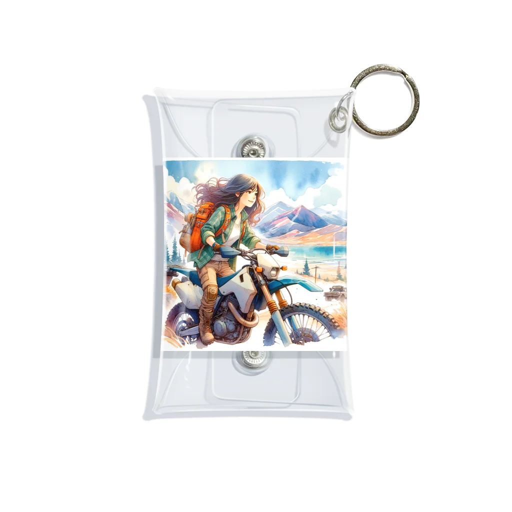 ヨーカズのバイク女子リナ Mini Clear Multipurpose Case