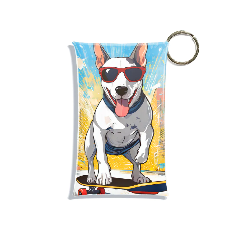 Bull Terrier Paradeの🛹スケーターヴィンセント Mini Clear Multipurpose Case