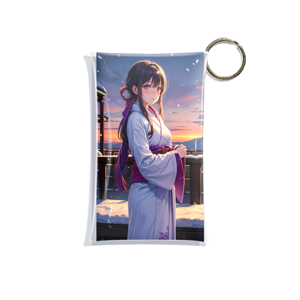 kimono_musume  AI artのscene5 Mini Clear Multipurpose Case