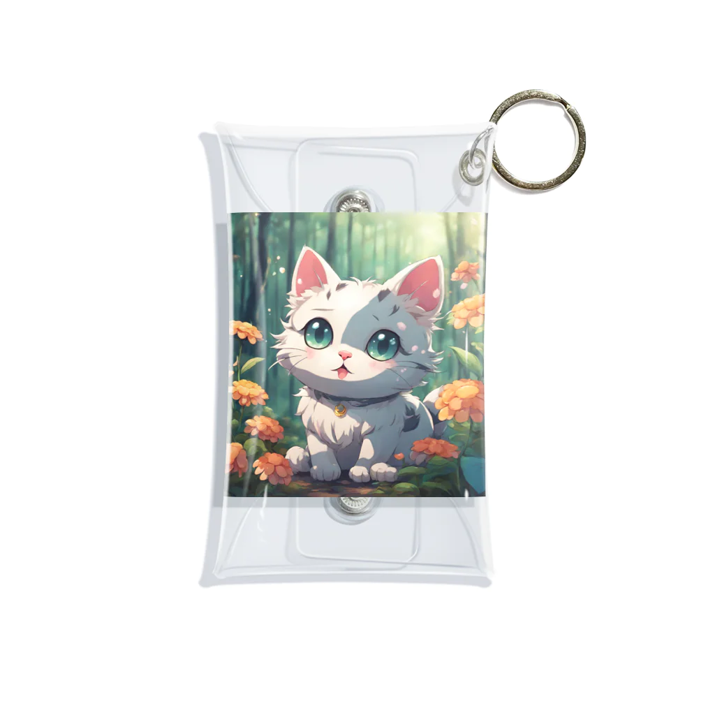 papapaparinrinの癒しの子猫 Mini Clear Multipurpose Case