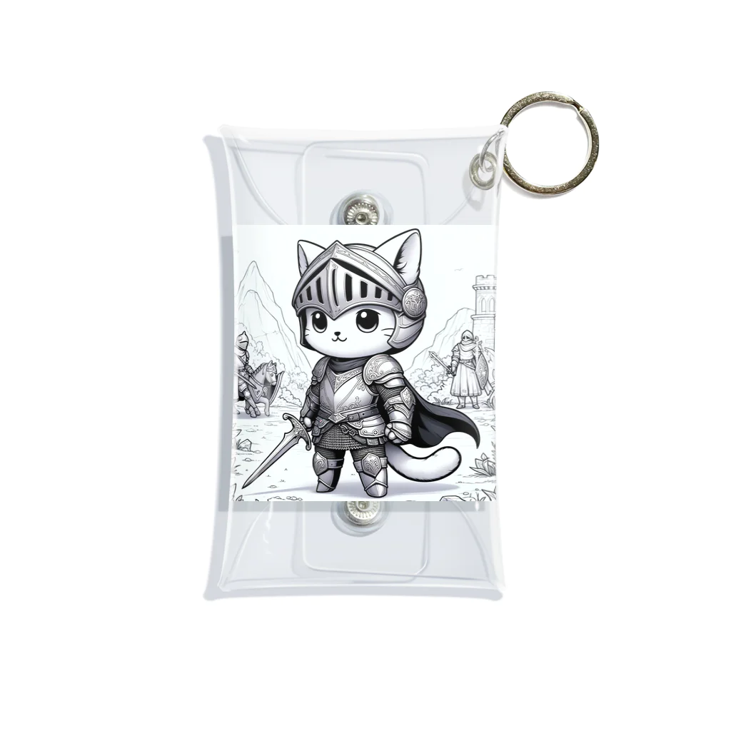 われらちきゅうかぞくのナイト キャッツ(Knight Cats) Mini Clear Multipurpose Case