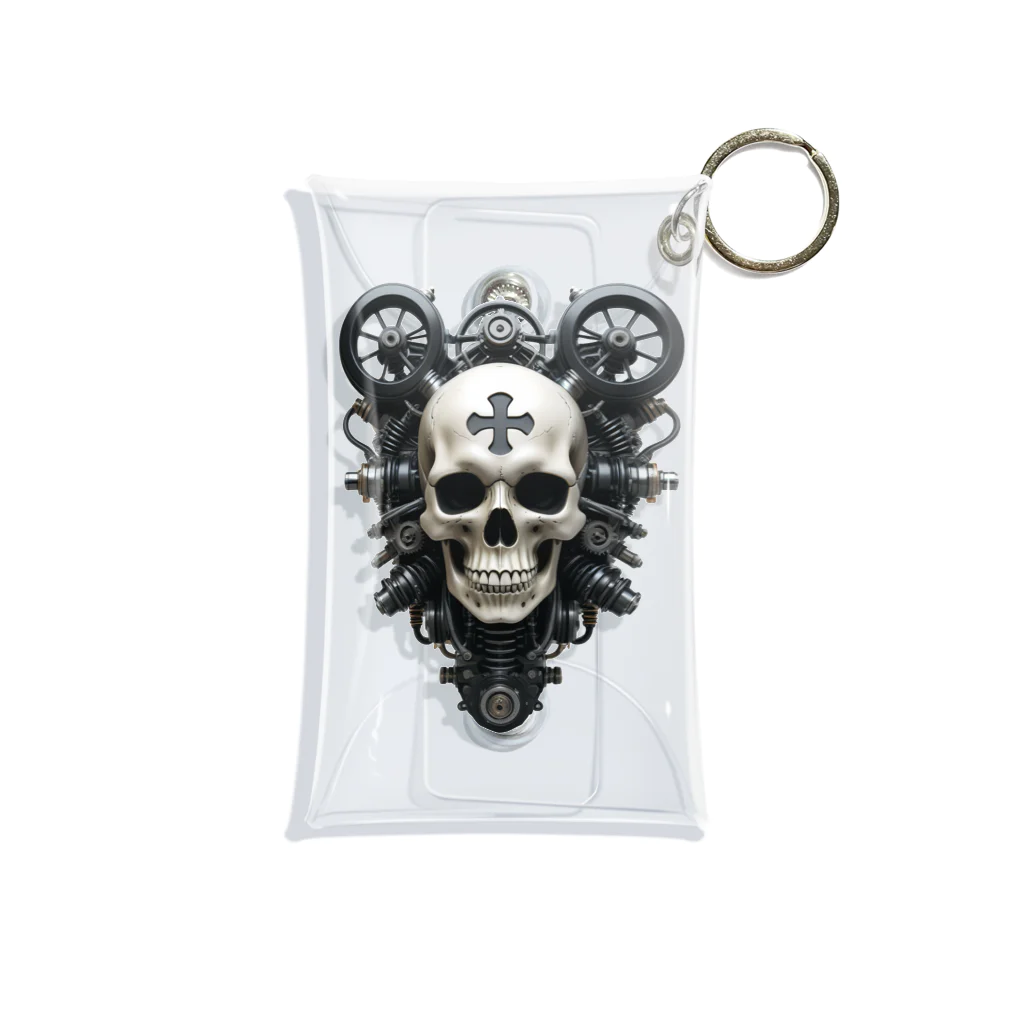 PiNK+18COMiCSのSTeAMPuNK+SkULL_00002 Mini Clear Multipurpose Case