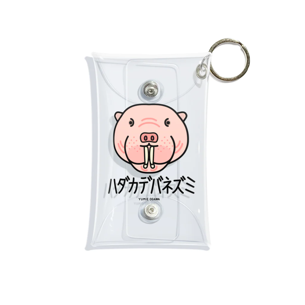 オガワユミエの06ハダカデバネズミ（キャラ） Mini Clear Multipurpose Case