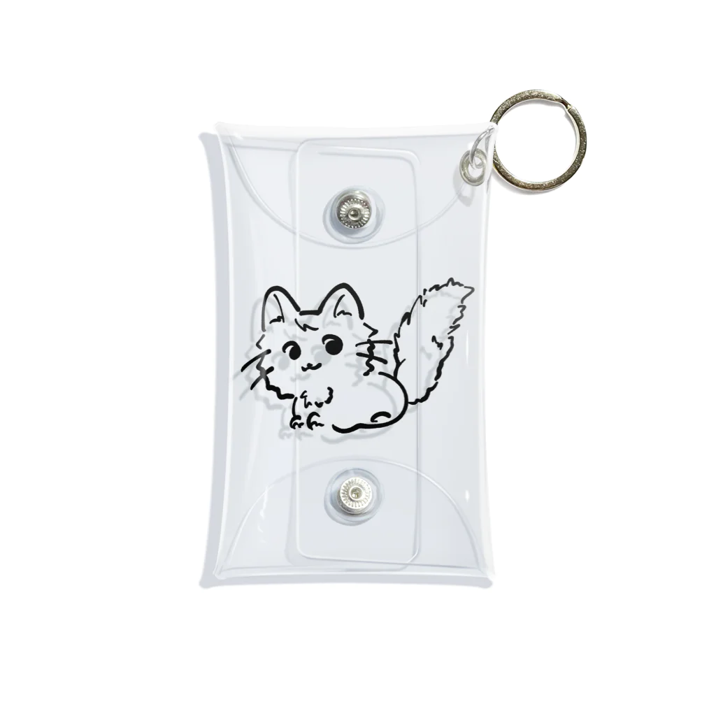 Yo-ziのちょっとドヤねこ？ Mini Clear Multipurpose Case