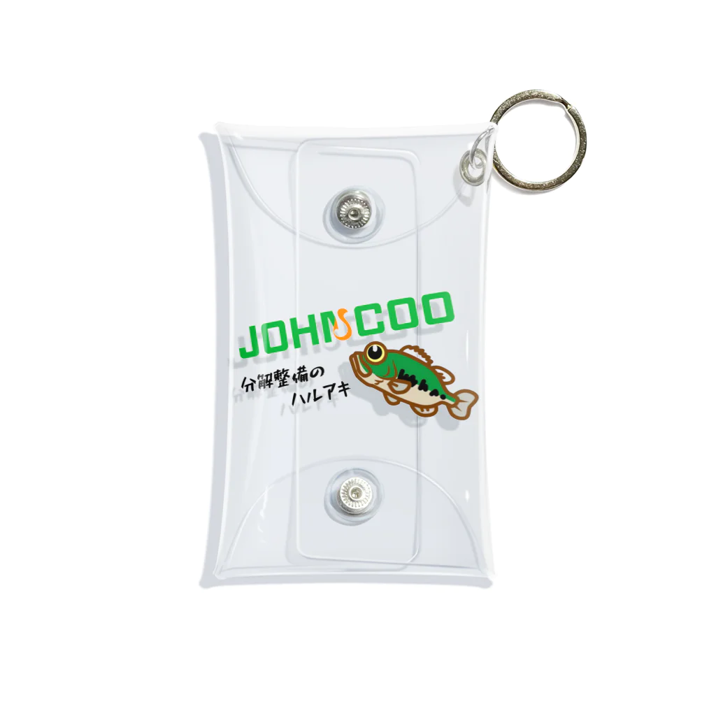 分解整備のハルアキ ハルアキ工房のJOHN COO × 分解整備のハルアキ アンバサダーコラボ ミニクリアマルチケース