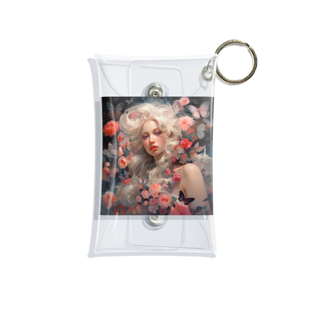 AQUAMETAVERSEの花と美女　なでしこ1478 Mini Clear Multipurpose Case