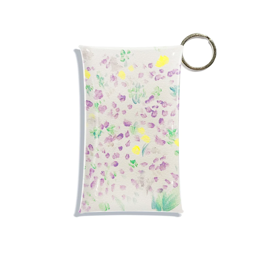 立川沙紀とフルーティーpuppiesのむらさきのお花畑 Mini Clear Multipurpose Case