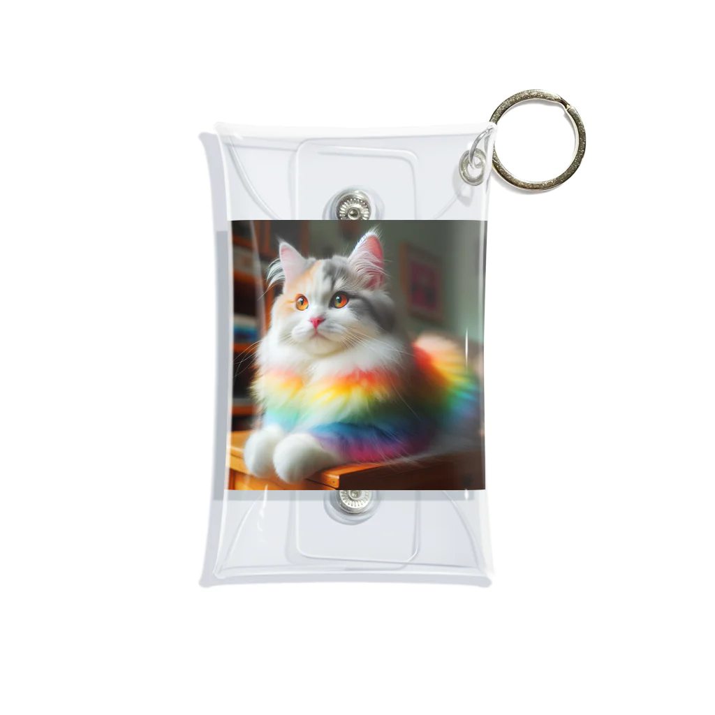 Creation CATの虹色CAT Mini Clear Multipurpose Case