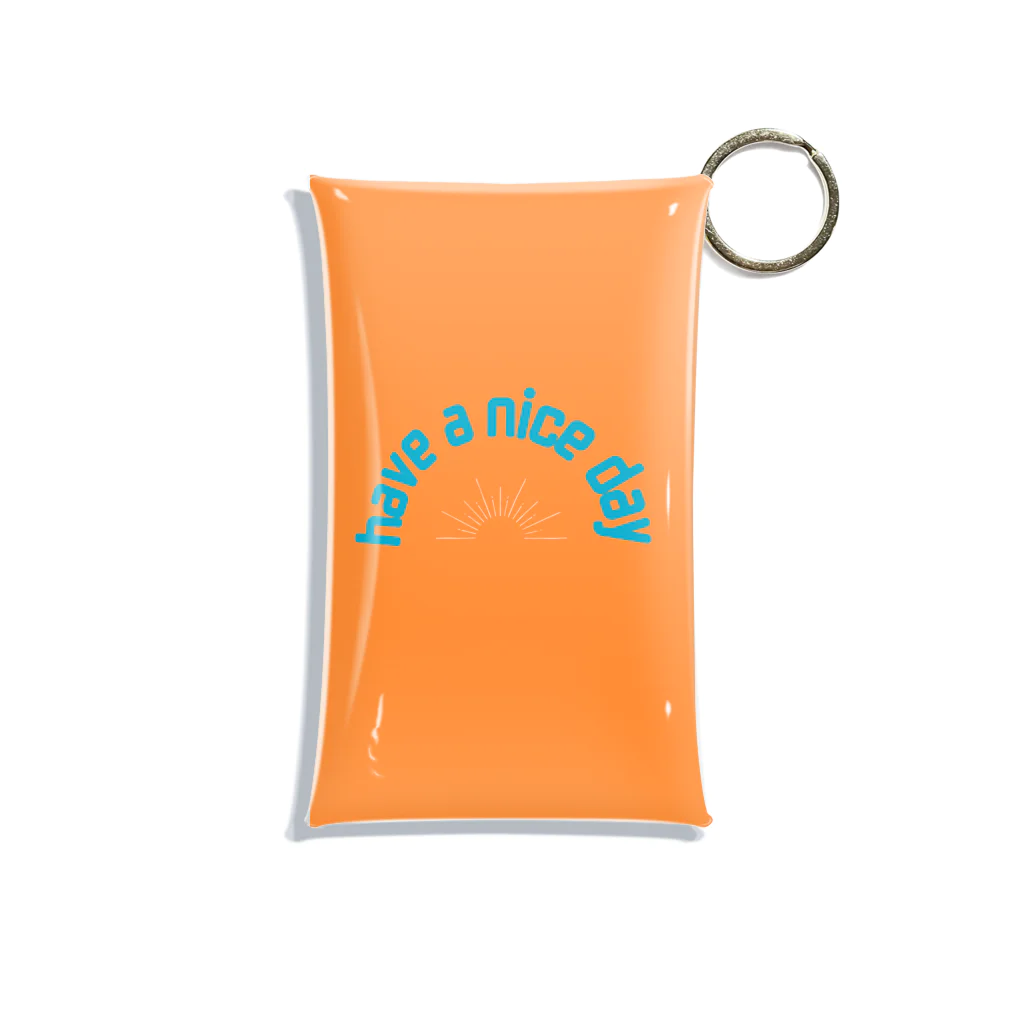 dont_forgetのhave a nice day Mini Clear Multipurpose Case