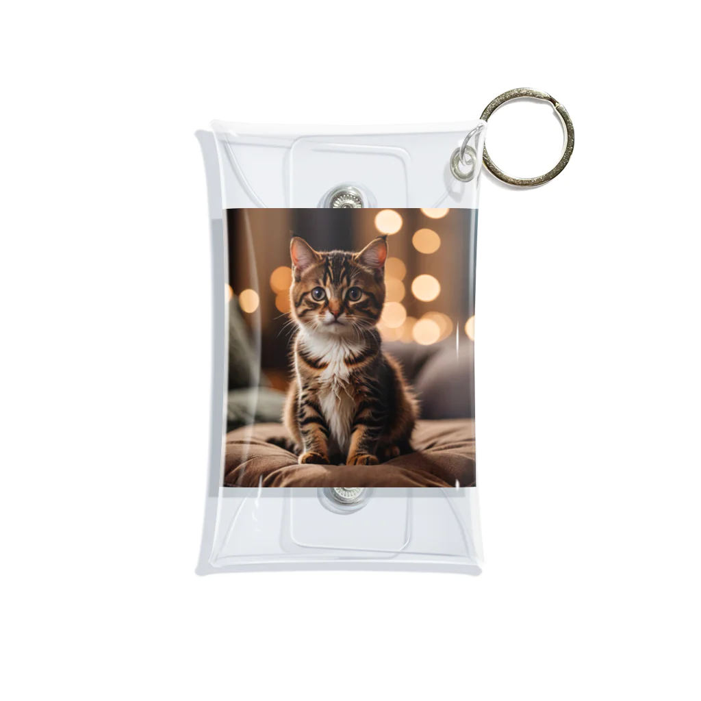 tomoko_0727の癒し猫 Mini Clear Multipurpose Case